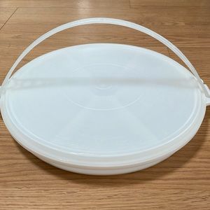 ❤️ Vintage Retro Tupperware Food Carrier with Lid and Removeable Handle